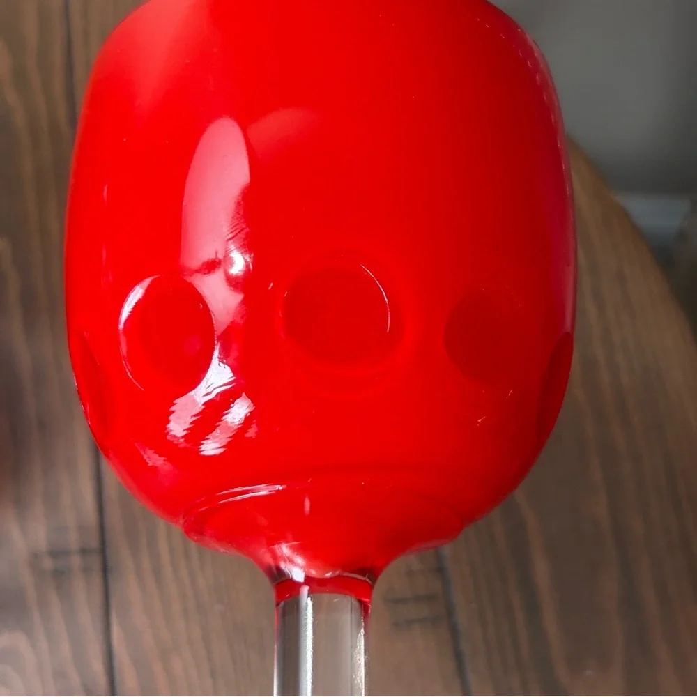 2 Hand-Blown Goblet / Glass Hoffman House Style